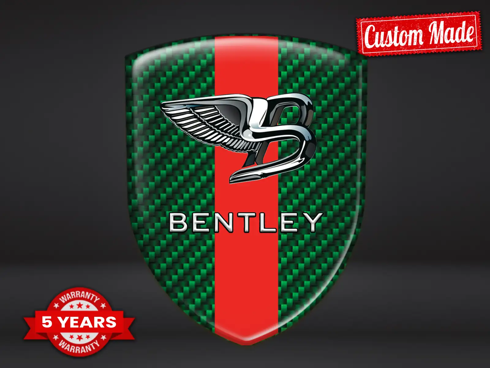 Bentley Insignias Máximo Estilo Resistente Pro Rendimiento
